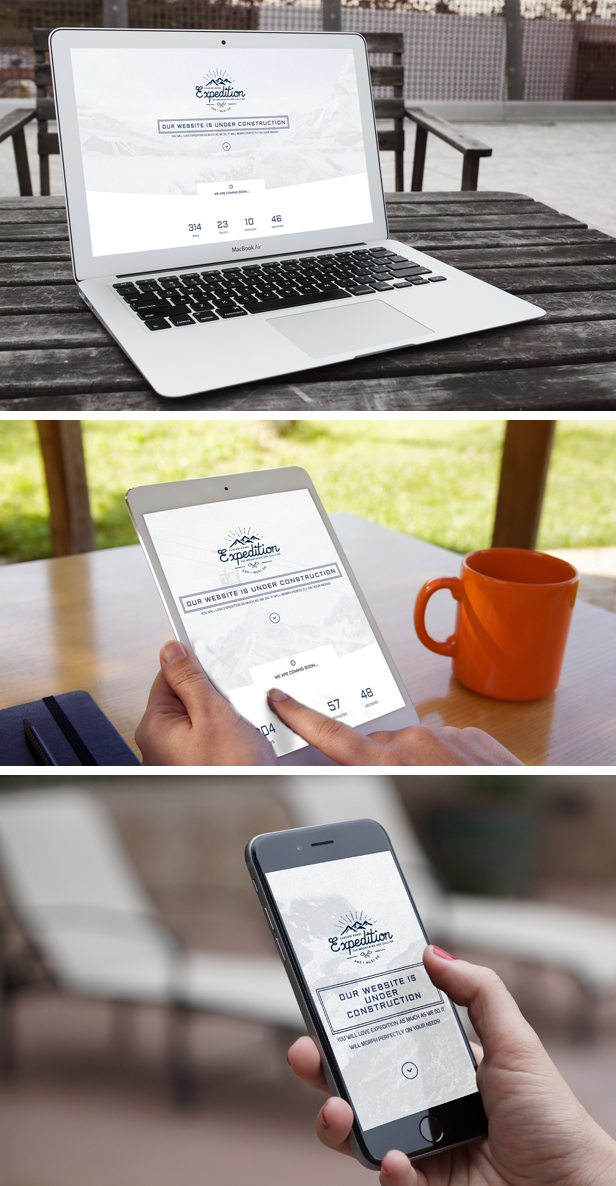 Expedition - Creative Coming Soon HTML5 Template