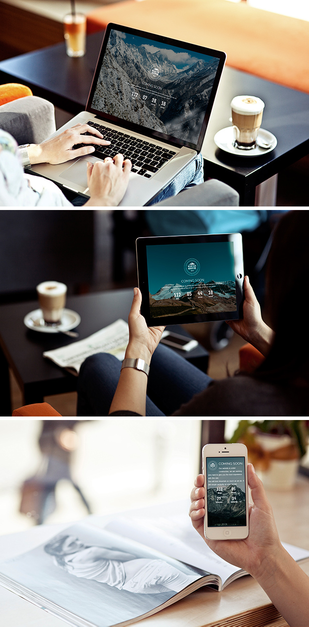 Mountain - Creative Coming Soon HTML5 Template